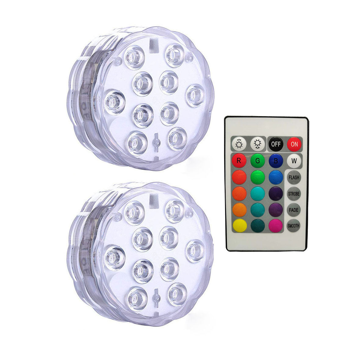 10 LED Submersible Lights