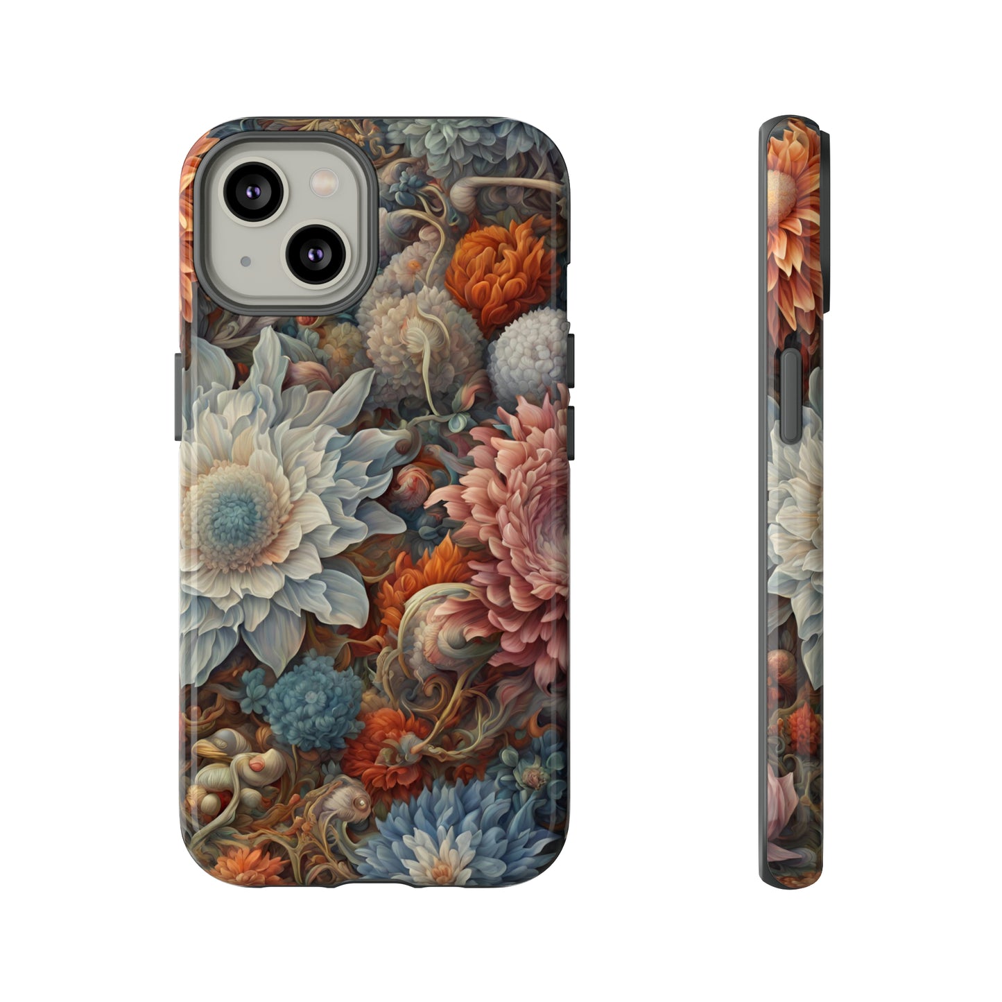 3D Floral iPhone Case 15 14 13 12 11 Pro XR