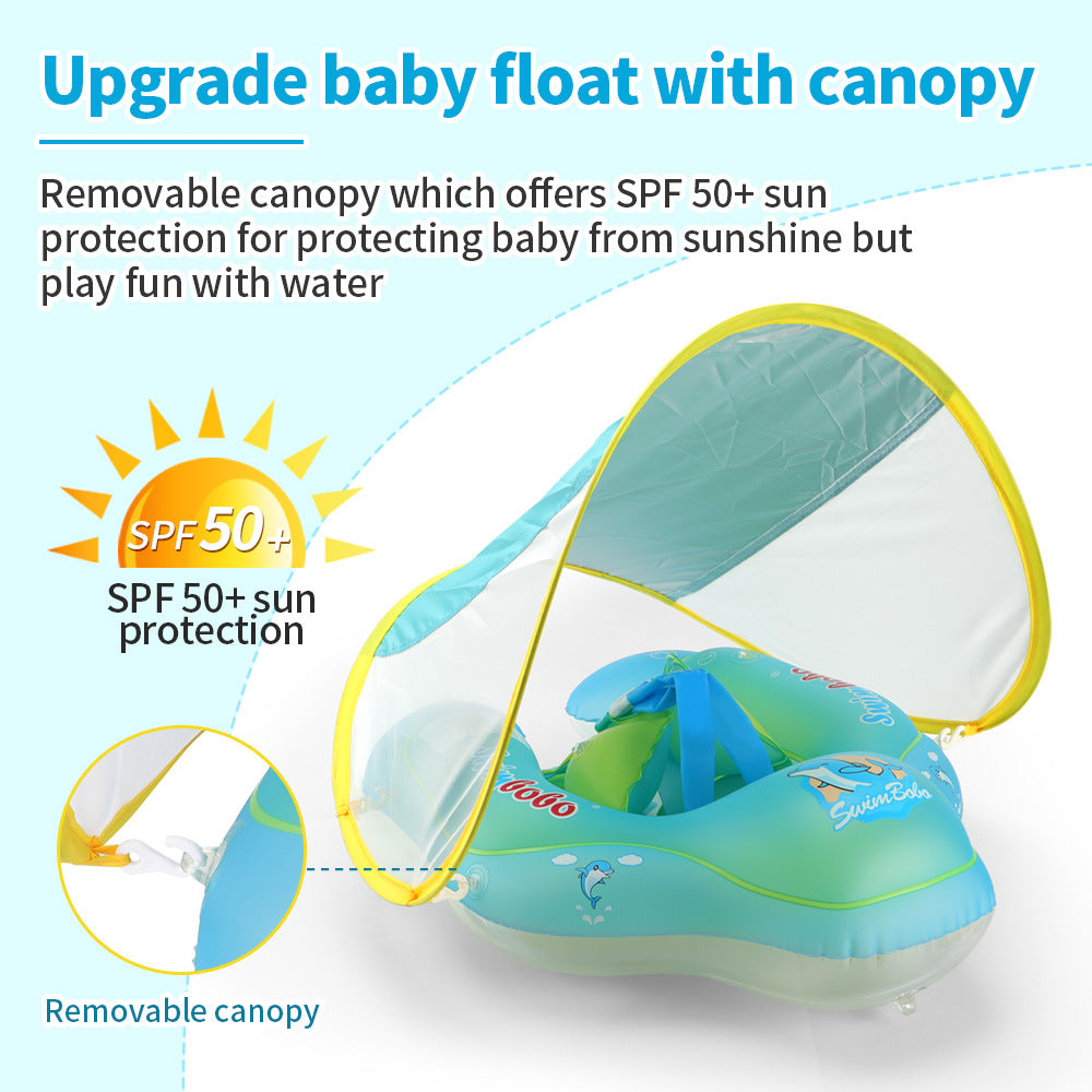 Baby Swimming Float With Canopy Inflatable