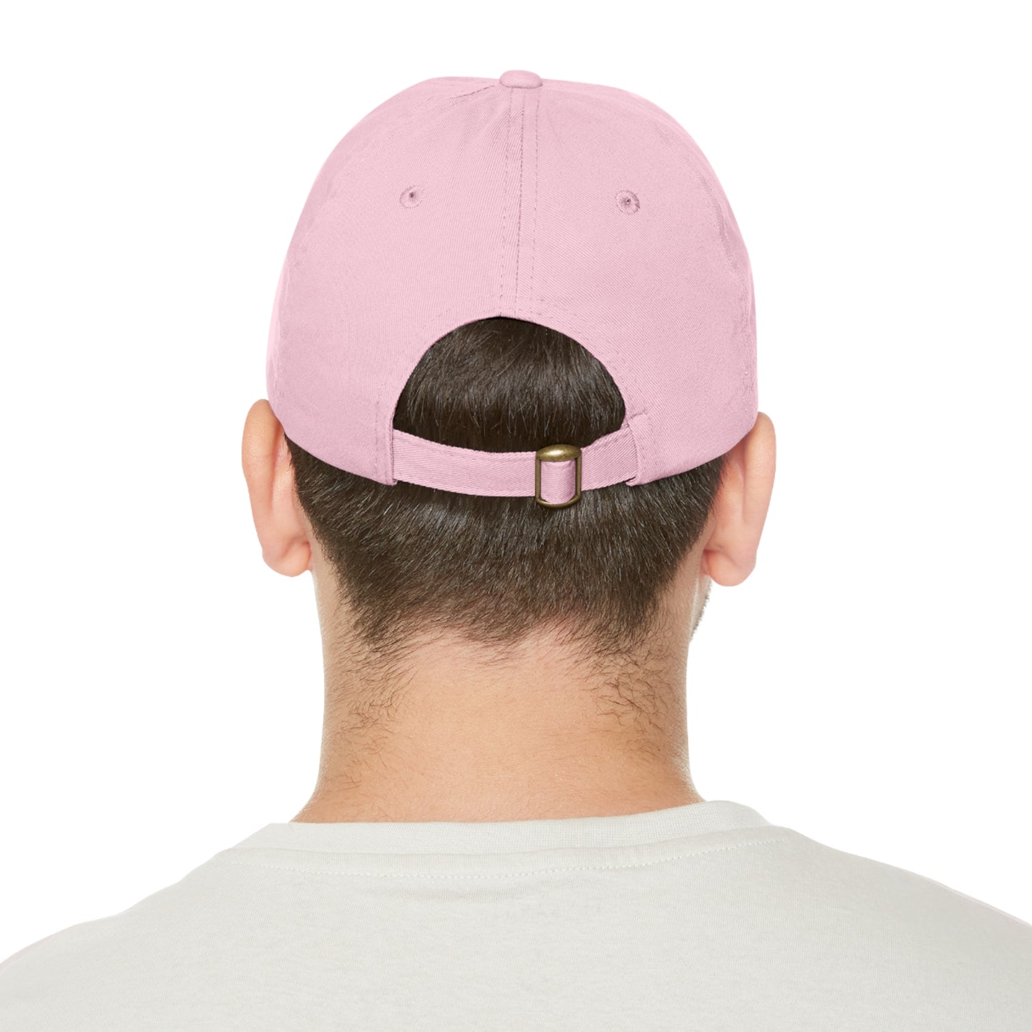 I Am Kenough - Dad Hat with Leather Patch (Rectangle)