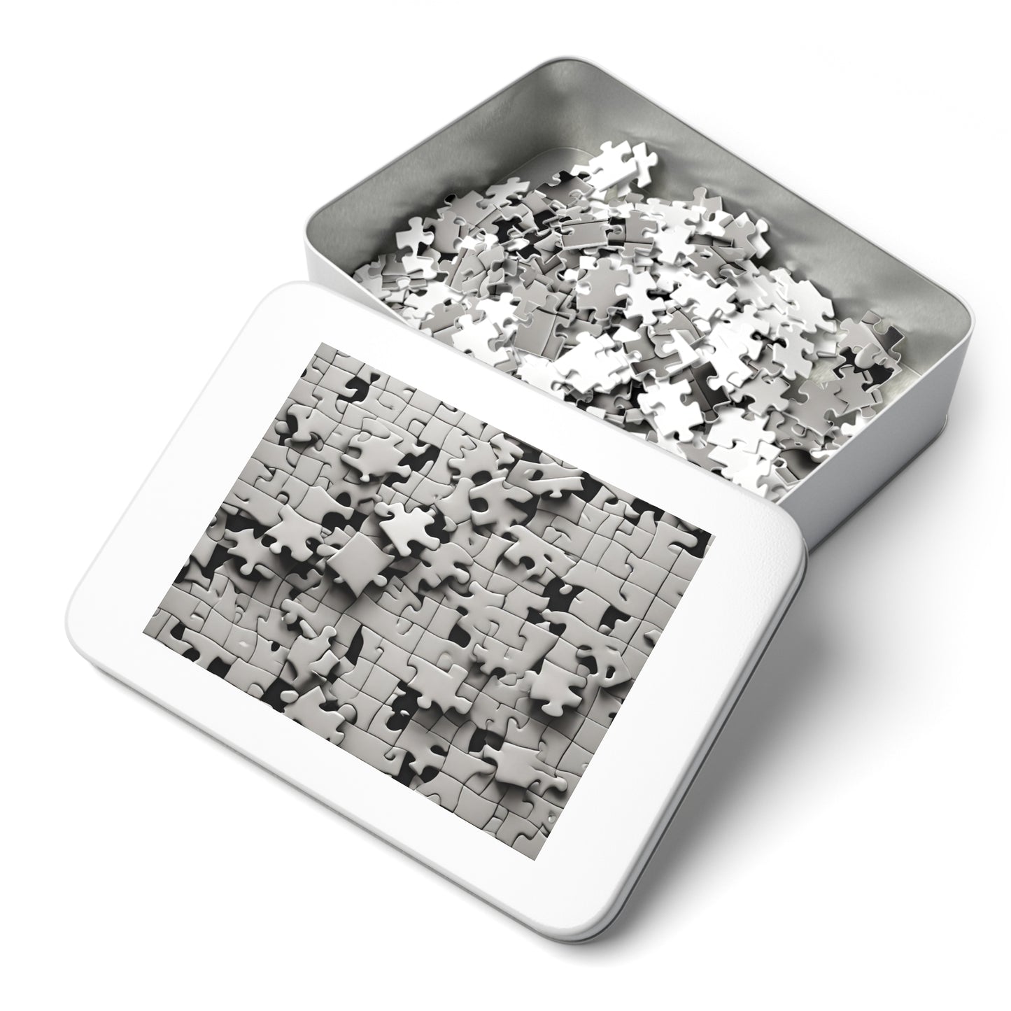 A 3D Puzzle Of A Puzzle Of A Puzzle Jigsaw Puzzle (30, 110, 252, 500,1000-Piece)