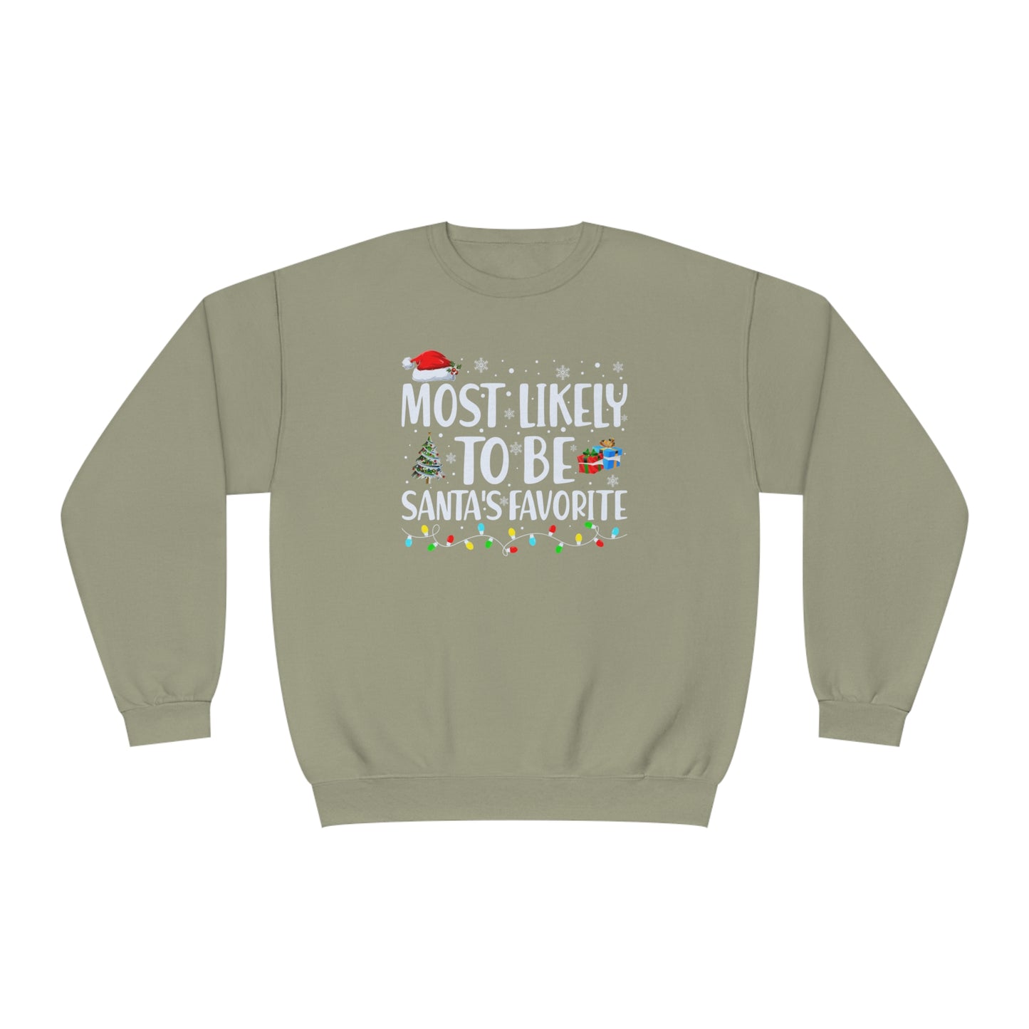 Most Likely To Be Santa's Favorite Sweatshirt, Funny Christmas Sweatshirt