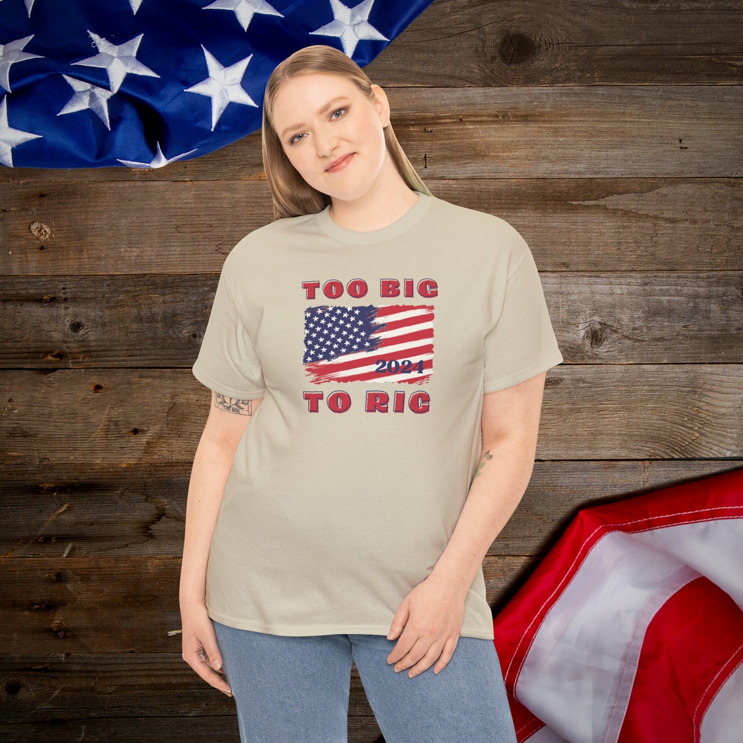 Too Big To Rig Trump T-Shirt