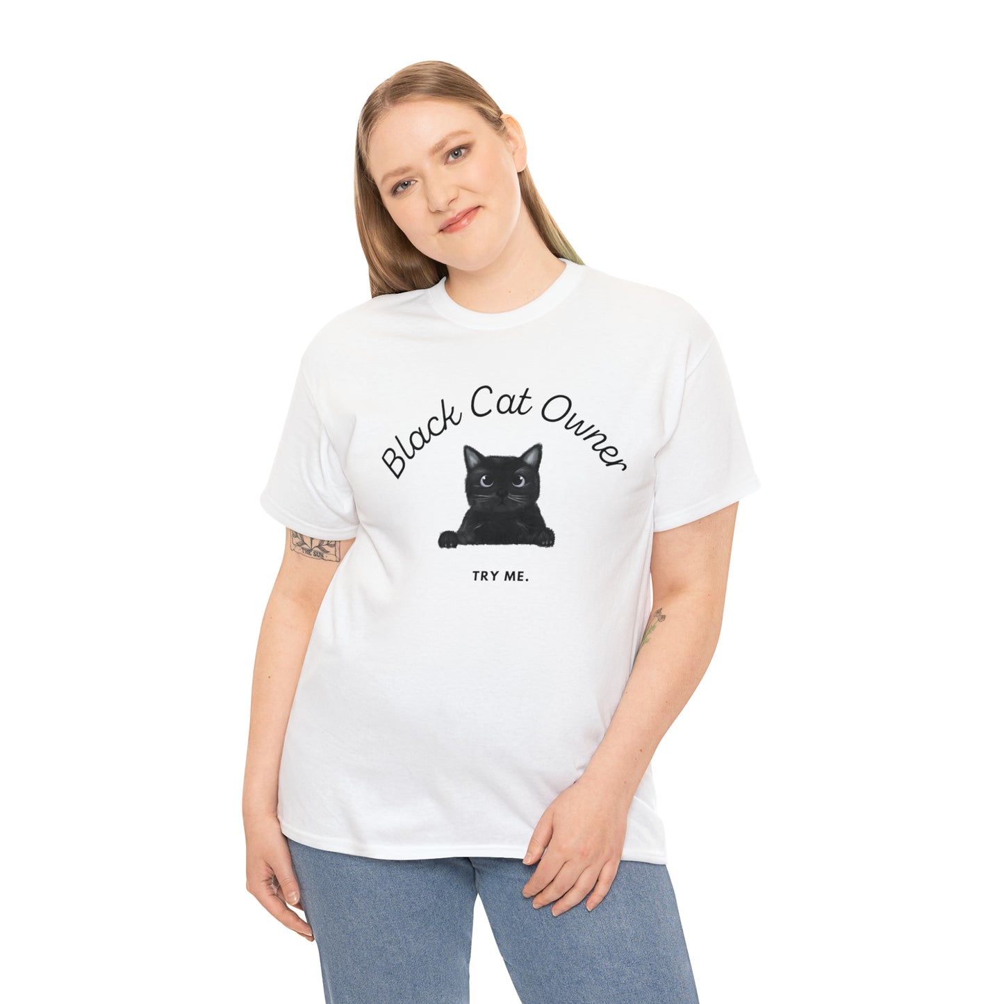 Black Cat Owner T-shirt, Black Cat T-shirt