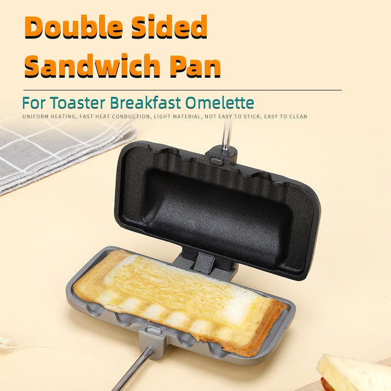 Double-Sided Sandwich Pan Non-Stick Foldable Grill