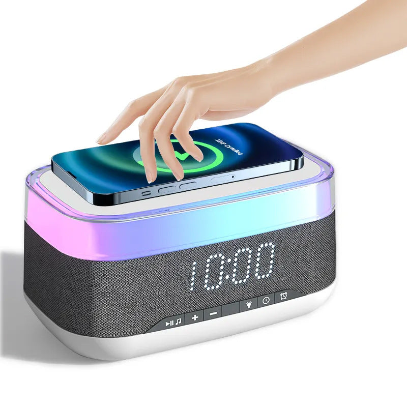 Intelligent Multifunctional Alarm Clock Bluetooth Speaker Wireless Charger