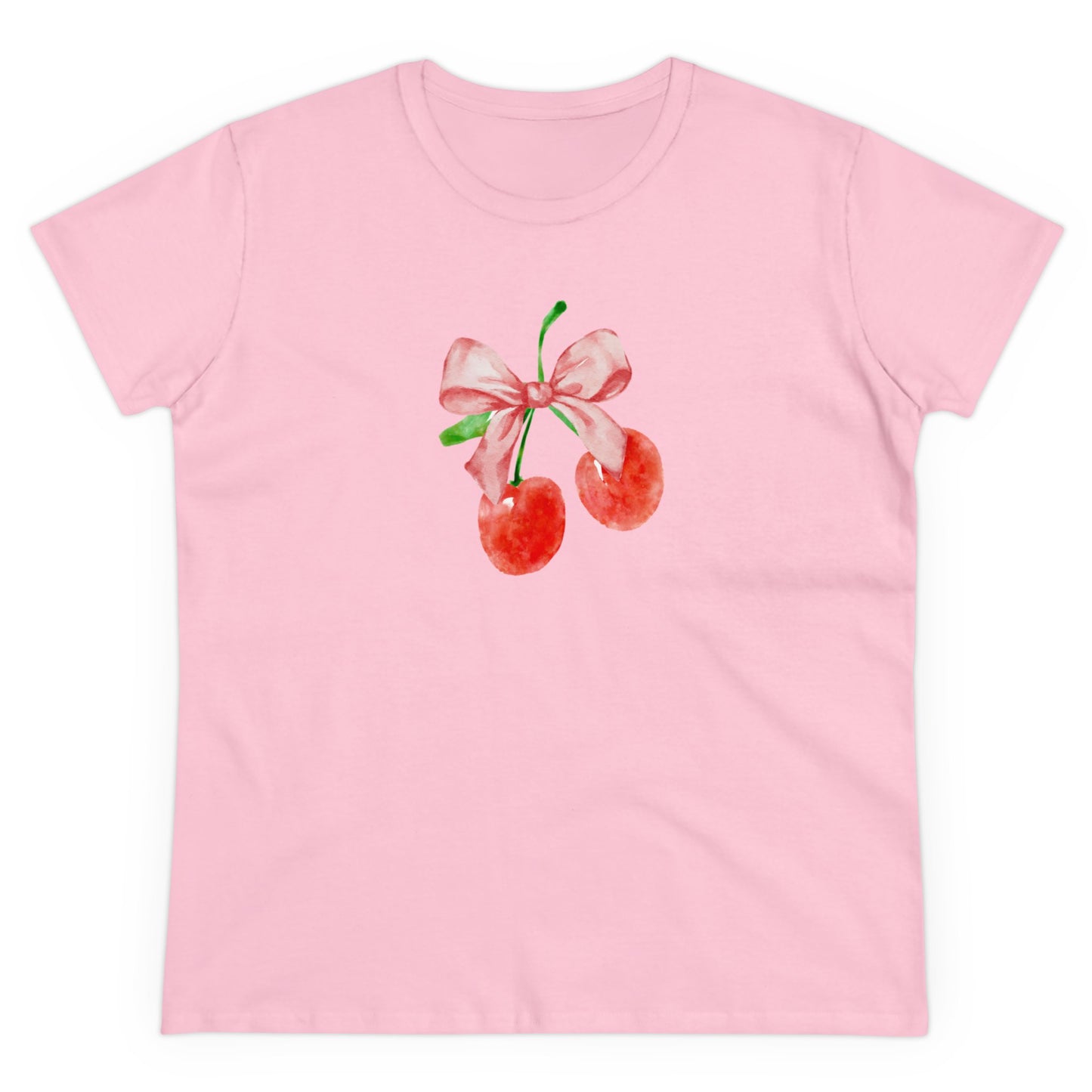 Coquette Tshirt, Cherry and Bow Sweatshirt, Grandmillenial Shirt, Pink Bow Sweatshirt, Sleeve Design Sweatshirt, Girly Coquette Clothing