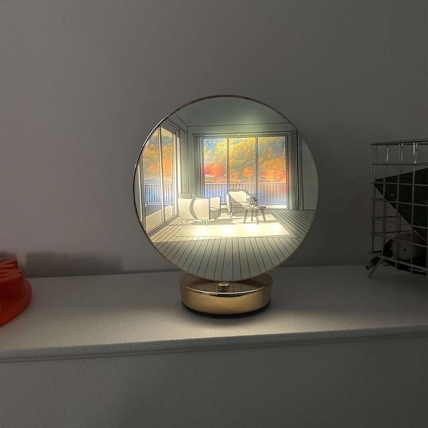 Living Room Bedroom Decorative Light Painting Small Night Lamp