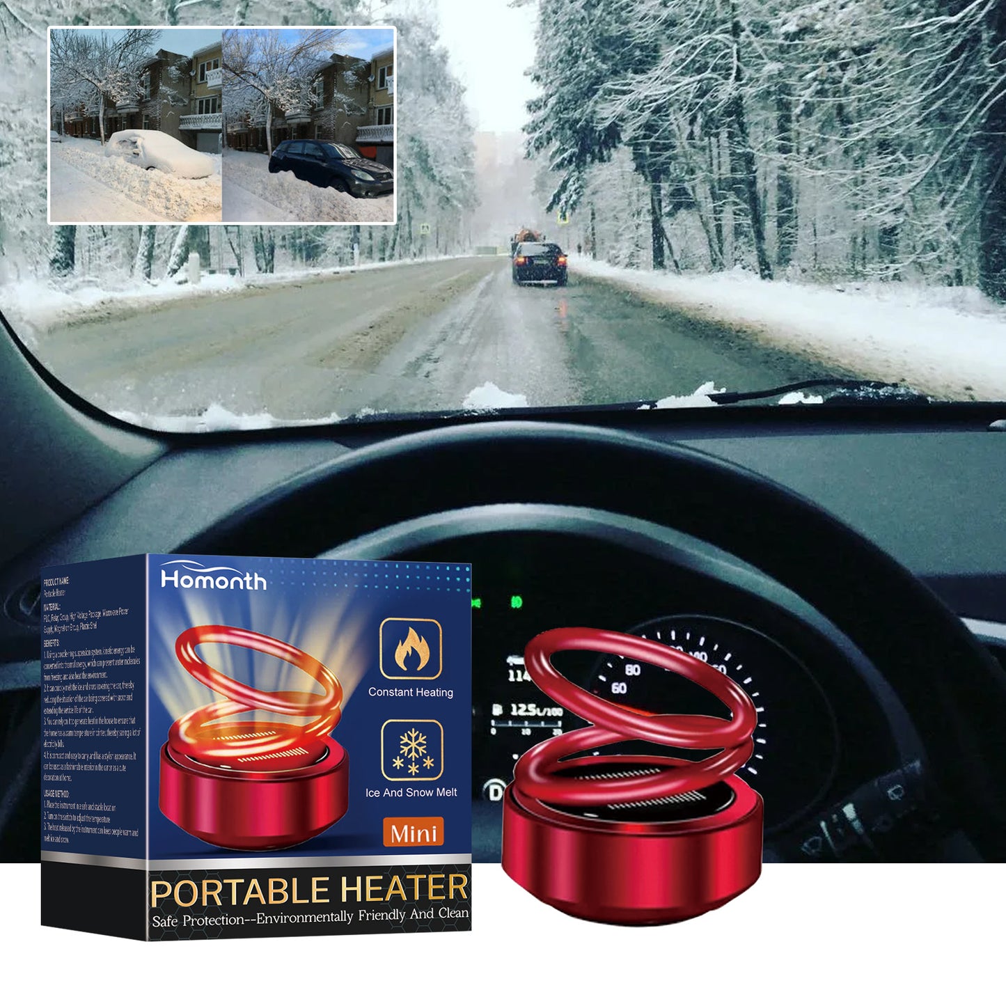 Car Portable Dynamic Molecular Heater