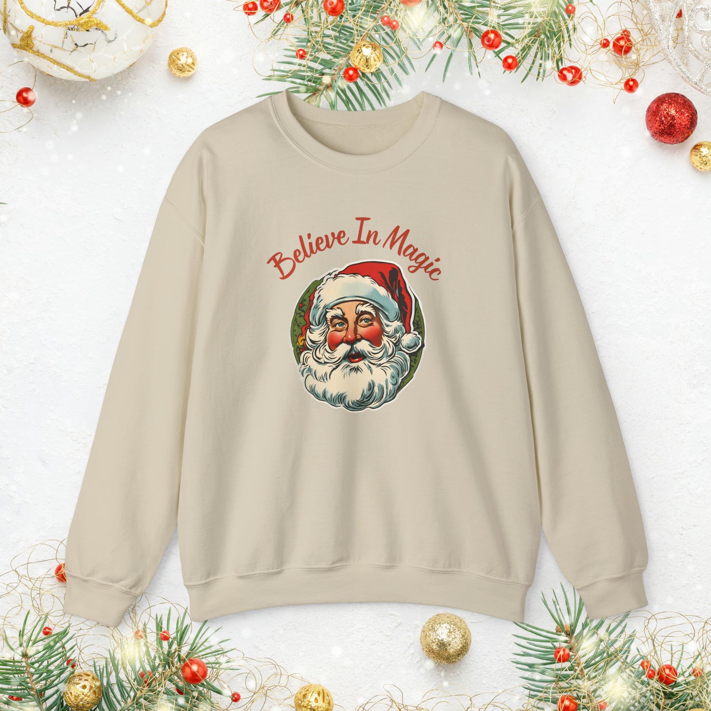 Believe In Magic Christmas Sweatshirt