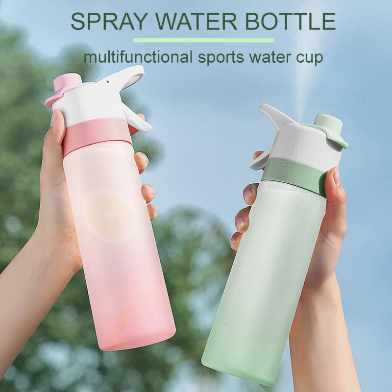 Spray Water Bottle For Outdoor Sport Fitness Water Cup Large Capacity Spray Bottle Drinkware Travel Bottles Kitchen Gadgets Eco-Friendly Large CapacitySpray Water Bottle