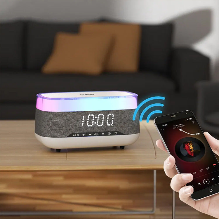 Intelligent Multifunctional Alarm Clock Bluetooth Speaker Wireless Charger