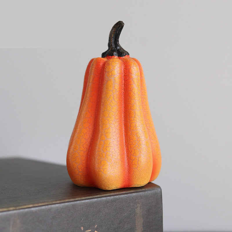 New Halloween Pumpkin Lantern Simulation Pumpkin LED Candle Lamp