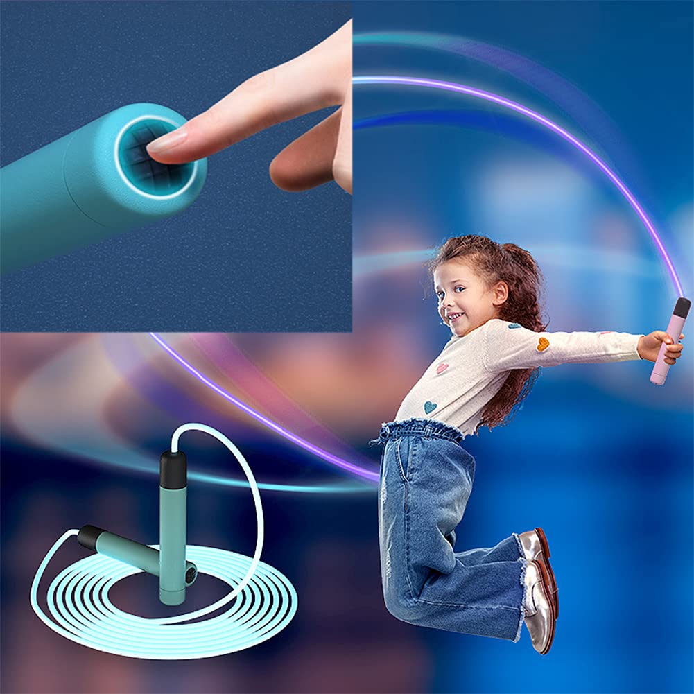 Luminous Rope Tangle-Free Rapid Speed Jumping Rope Crossfit Professional Men Women Gym LED Skipping Rope Adjustable Fitness