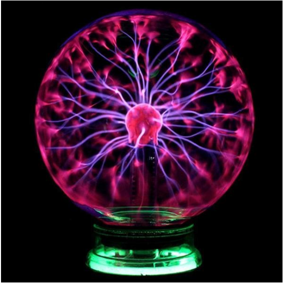Plasma Lightning Ball Electronic Magic Light Electrostatic Induction Ball Magic Ball With Music 4 Inch 5 Inch  6 Inch
