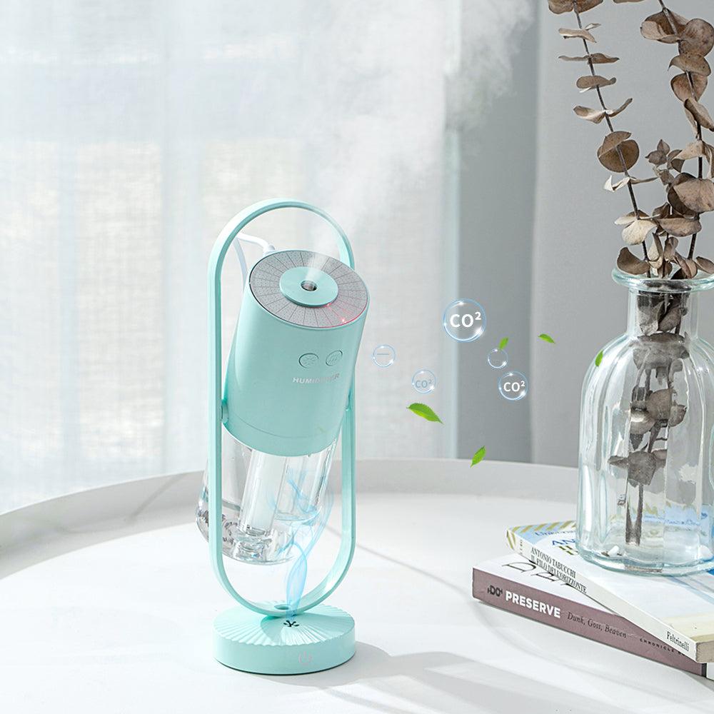 Magic Negative Air Ion Humidifier  Ultrasonic Essential Oil Diffuser Cool Mist Air Purifier 7 Color Lights - #tiktokmademebuyit