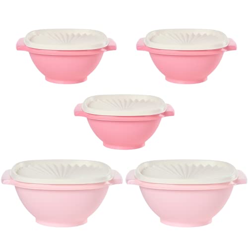 Tupperware Heritage Collection 3.5 Cup and 5.25 Cup Bundle with Starburst Lid - Vintage Colors