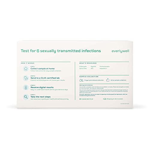 Everlywell Male STD Test at Home Test for 6 Common STDs