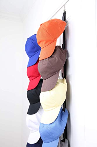 Perfect Curve CapRack18 Over-The-Door Hat Rack and Organizer