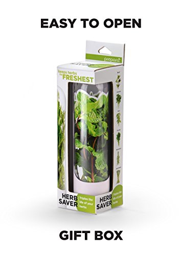 Herb Saver Best Keeper for Freshest Produce - Innovation that Works by Prepara, White