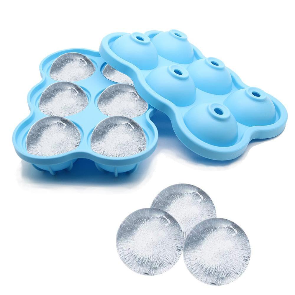 6 Holes Food Grade Soft Silicone Homemade Ice Cube Tray Ball Maker SP - #tiktokmademebuyit