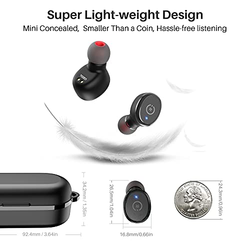 T10 Bluetooth 5.3 Wireless Earbuds with Wireless Charging Case