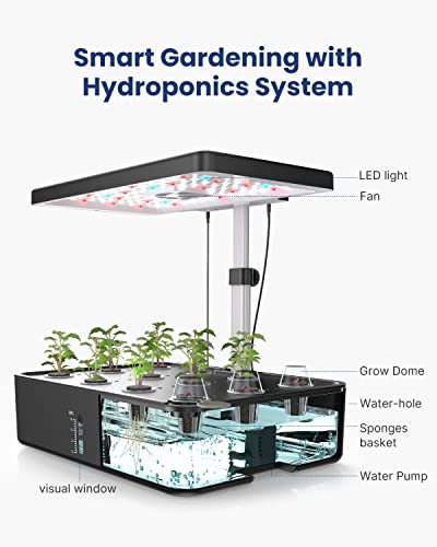 iDOO Hydroponics Growing System 12Pods