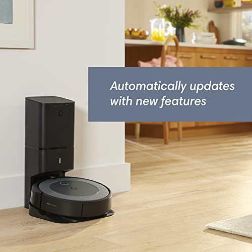 iRobot Roomba i4+ EVO Self Emptying Robot Vacuum - Empties Itself for up to 60 Days, Clean by Room with Smart Mapping, Compatible with Alexa, Ideal for Pet Hair, Carpets