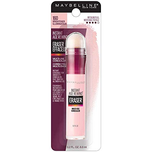 Maybelline Instant Age Rewind Eraser Dark Circles Treatment Multi-Use Concealer, 160, 1 Count (Packaging May Vary)