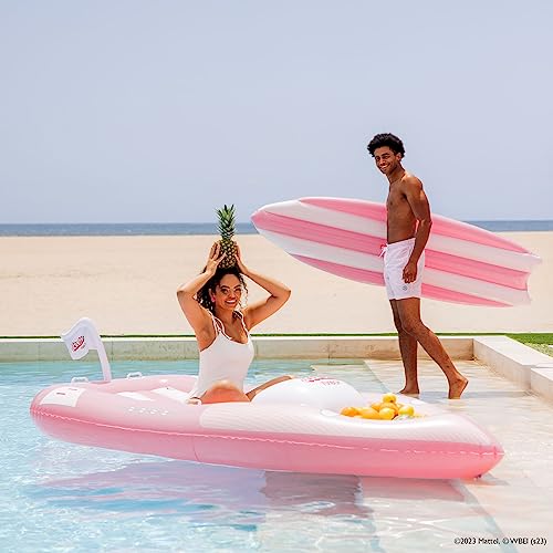 Barbie The Movie & FUNBOY Speed Boat Inflatable Pool Float Medium