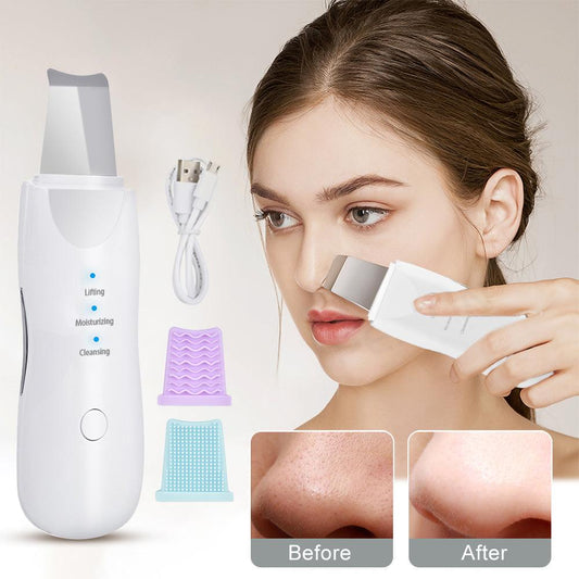 Ultrasonic Skin Scrubber with Pore Cleaner - #tiktokmademebuyit