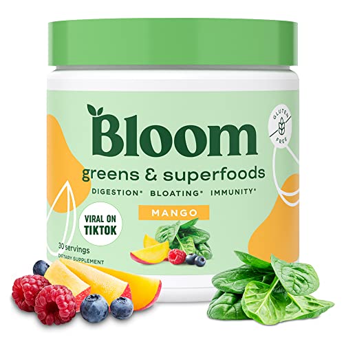 Bloom Nutrition Super Greens Powder Smoothie & Juice Mix