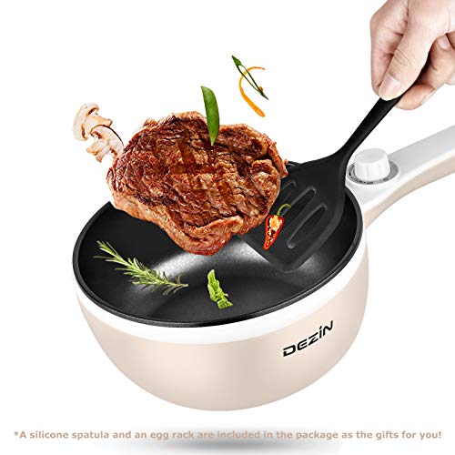 Electric Hot Pot Upgraded, Non-Stick Sauté Pan, Rapid Noodles Cooker