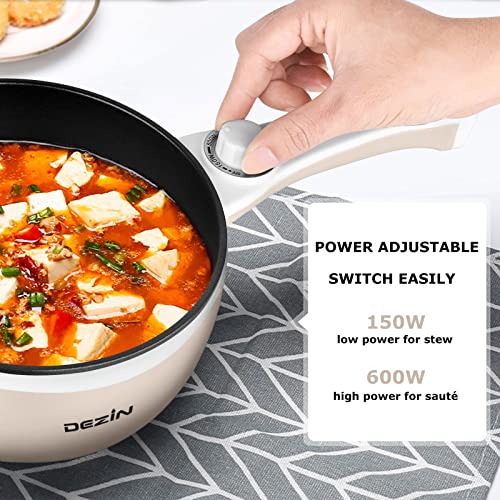 Electric Hot Pot Upgraded, Non-Stick Sauté Pan, Rapid Noodles Cooker