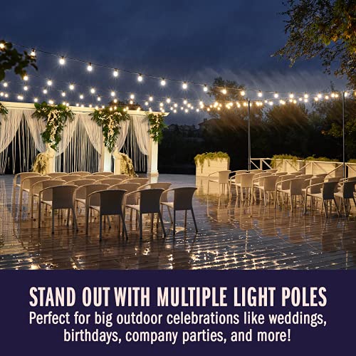 Holiday Styling String Light Poles