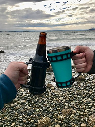 Seattle Sports Mug-It! Adjustable Universal Mug Handle Adapter for Water Bottles, Tumblers, Pint, or Jug