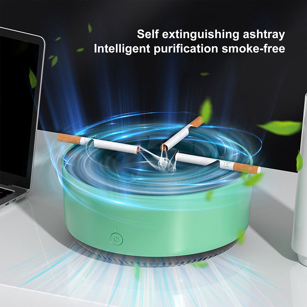 Ashtray For Filtering Second-Hand Smoke From Cigarettes