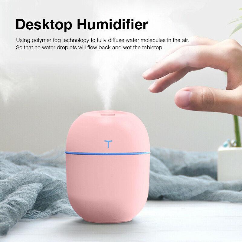 Air Humidifier Mini Ultrasonic USB Essential Oil Diffuser Car Purifier - #tiktokmademebuyit