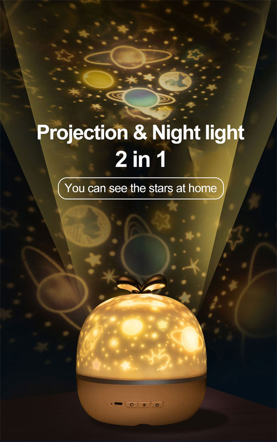 Music Projector Night Light