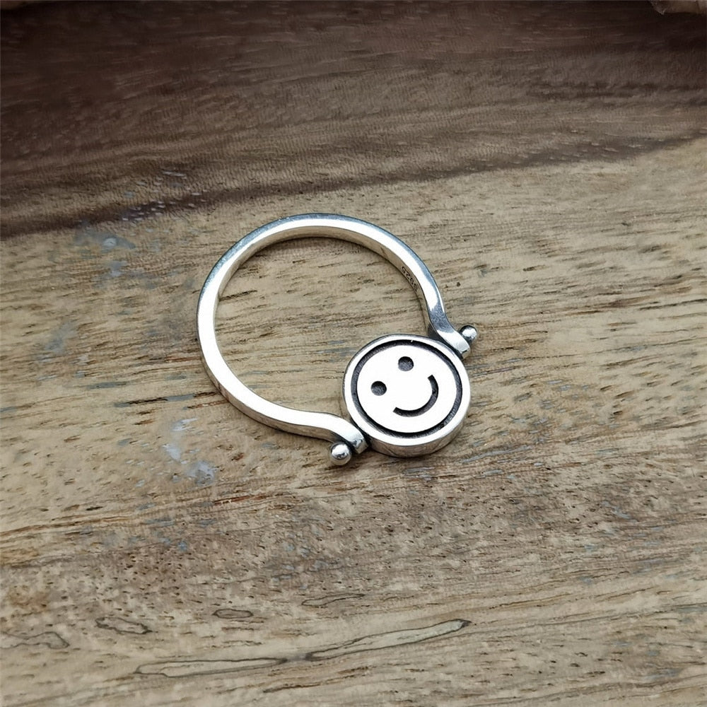 Happy Or Depressed Smiley Ring