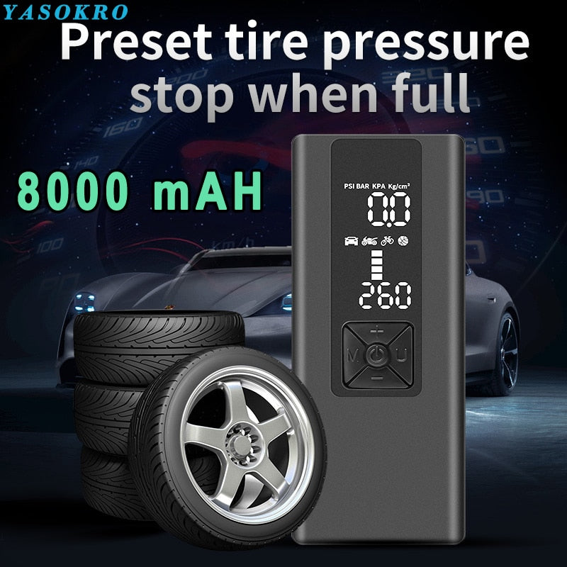 Electric Cordless Tire Inflator Pump