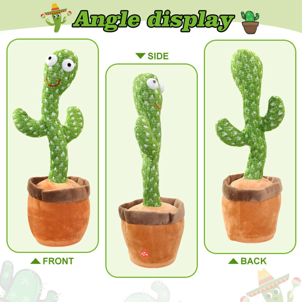 Dancing Cactus Repeat Talking Toy