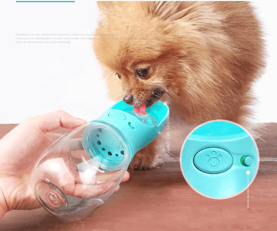 Portable outdoor Pet accompanying cup travel bottle Dog drinker - #tiktokmademebuyit
